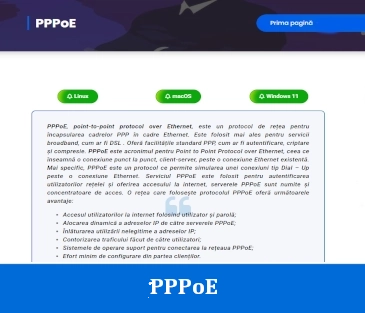 Conectare PPPoE - UAIC. Tutorial.